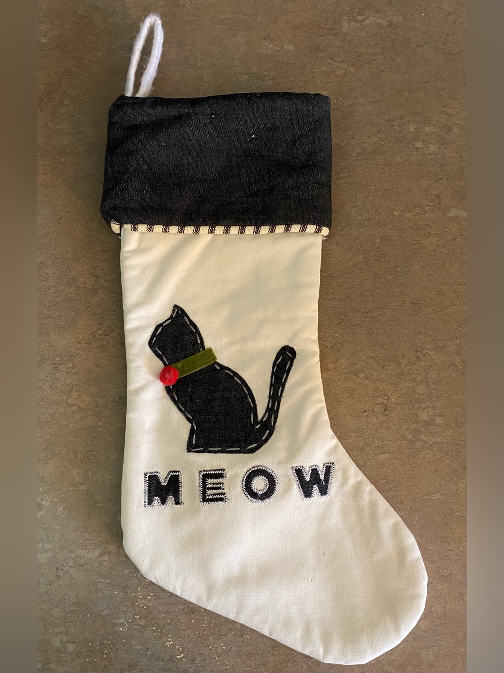 Pet Cat Christmas Stocking